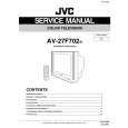 JVC AV-27F702 Service Manual