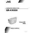 JVC GR-AX830U(C) Owners Manual