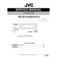 JVC KD-G114 Service Manual