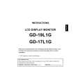 JVC GD-17L1G/E Owners Manual