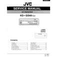 JVC KDGS40 Service Manual