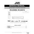 JVC RX-D401S for UJ Service Manual