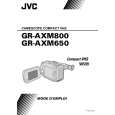 JVC GR-AXM800U(C) Owners Manual