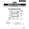 JVC KDSX780 Service Manual