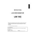 JVC LM-15G/E Owners Manual