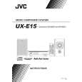 JVC UX-E15 Owners Manual
