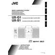 JVC UX-G1 for EB Owners Manual