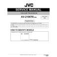 JVC AV-2106TE/KSK Service Manual
