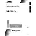 JVC HR-P61K(M) Owners Manual