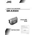 JVC GR-AX920U Owners Manual