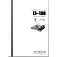 JVC KD-700D Owners Manual