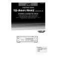 JVC TD-R441G Owners Manual
