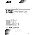 JVC UX-G30EV Owners Manual