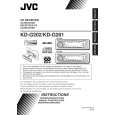 JVC KD-G207EE Owners Manual