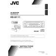 JVC KD-G111 Owners Manual