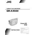 JVC GR-AX930U Owners Manual