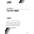 JVC TD-W118BK Owners Manual
