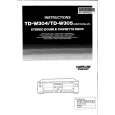 JVC TD-W304 Owners Manual
